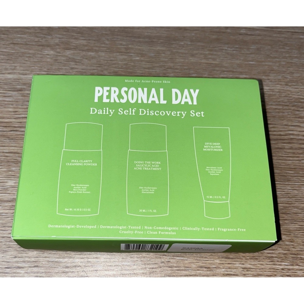 Personal Day Daily Self-Discovery Set Made For Acne Prone Skin 3 Step Set Kit